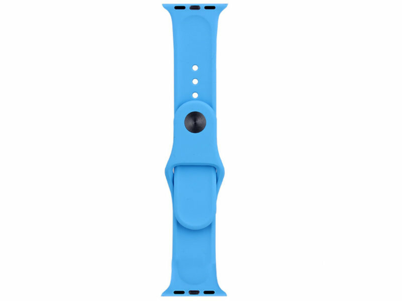 Аксессуар Ремешок Eva Silicone для APPLE Watch 38/40mm Light Blue AVA001BL