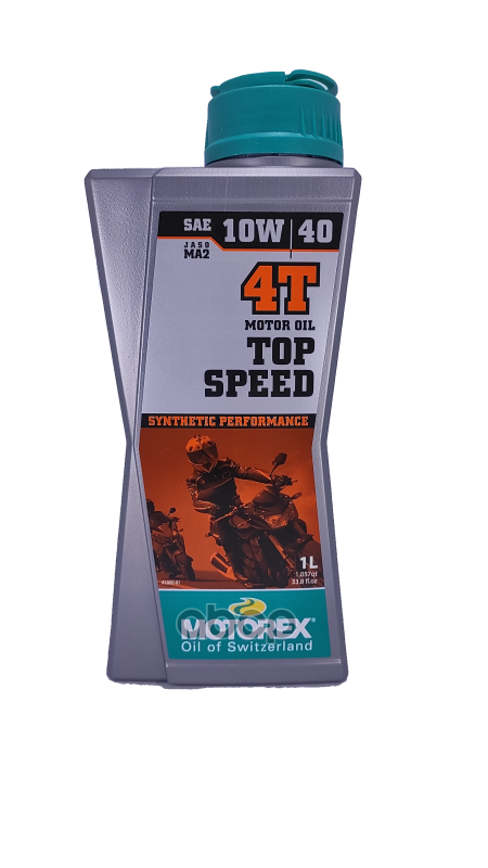 фото Motorex Мото Масло Моторное Top Speed 4T 10W/40 Jaso Ma 2 (1Л.) Motorex арт. 308271