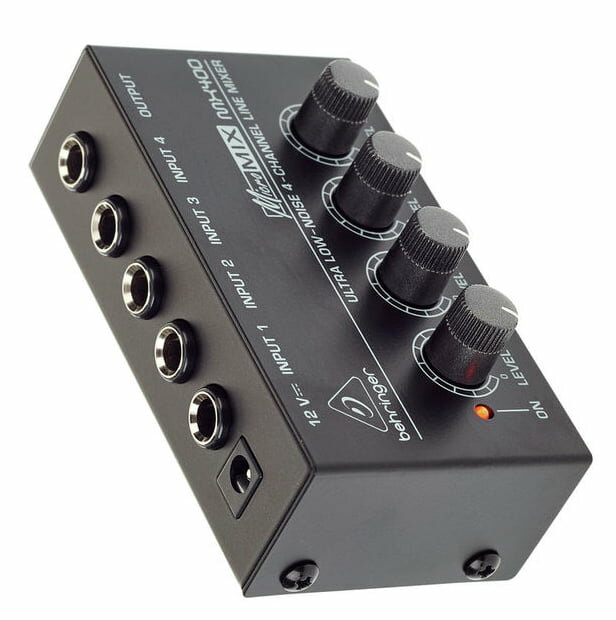 Микшер линейный 4-канальный сверхкомпактный BEHRINGER MX400 — фото 3