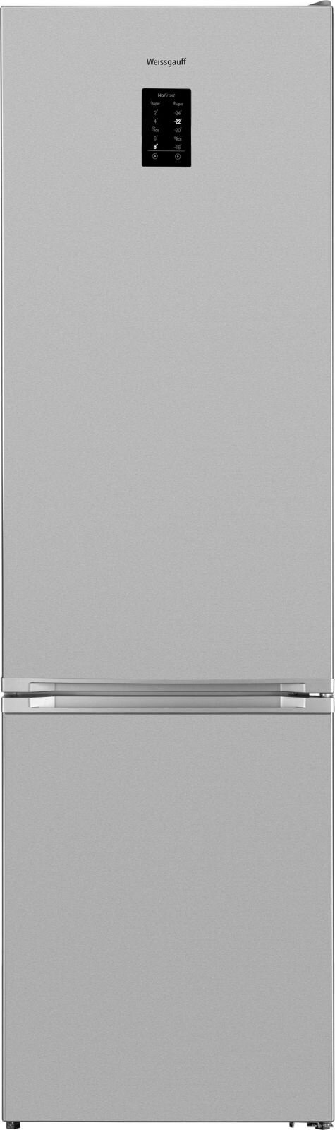 Холодильник Weissgauff WRK 2010 DX Total NoFrost нержавеющая сталь (двухкамерный)
