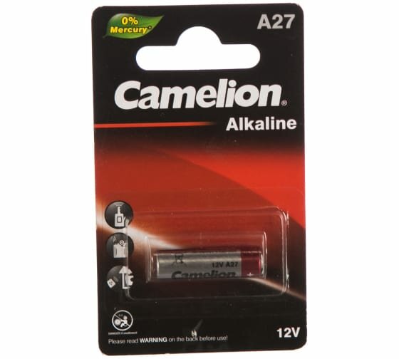 Camelion LR27A Mercury Free A27-BP1 12В BL-1