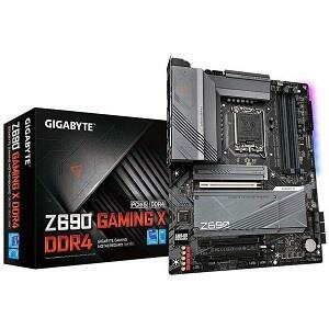 GIGABYTE М.пл. GIGABYTE Z690 GAMING X DDR4 (rev. 1.0) (LGA1700/Z690/4xDDR4/3xPCI-Ex16/4xM.2/SB7.1/GLAN/DisplayPort/HDMI/ATX) RET #Z690 GAMING X DDR4