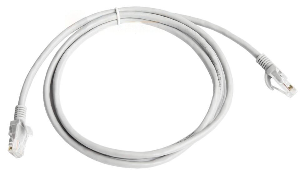 фото Патчкорд LANSET UTP4 пары, Кат.5е, 2хRJ45, T568B, GY, 100Mhz, BC (чистая медь) 0.5 m