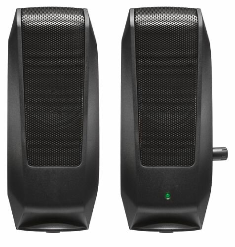 Компьютерная акустика 2.0 Logitech S120 980-000010 2.3 Вт, 50-20000 Гц, черные