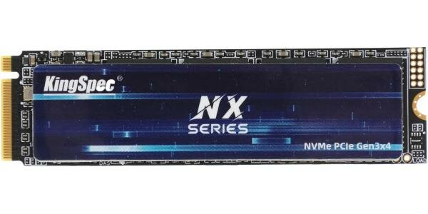 Kingspec SSD NX-2TB 2280, 2048GB, M.2(22x80mm), NVMe, PCIe 3.0 x4, 3D TLC, R/W 3500/3200MB/s, IOPs 380 000/320 000, TBW 2000, DWPD 0.89 (3 года)