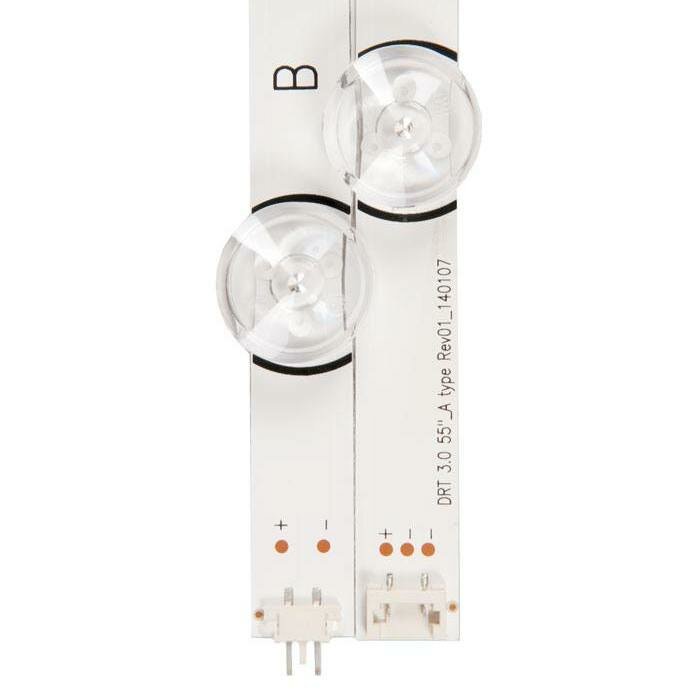 Комплект планок подсветки LED для телевизоров LG 55LB, 55LF, AGF78401601, DRT 3.0 55", 6916L-1987A, 6916L-1988A (10 шт) - фотография № 3