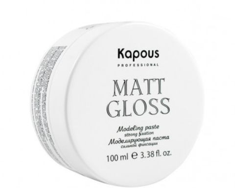 71 Kapous Professional Styling Моделирующая паста для волос сильной фиксации ''Matt gloss'' 100 мл