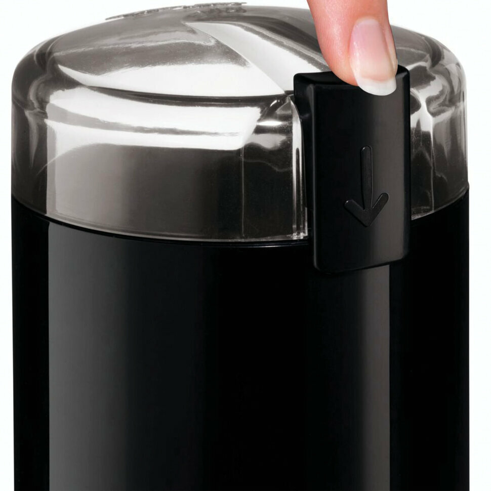 Кофемолка BOSCH TSM6A013B/MKM6003, мощность 180 Вт, вместимость 75 г, пластик, черная, 451678 - фотография № 4