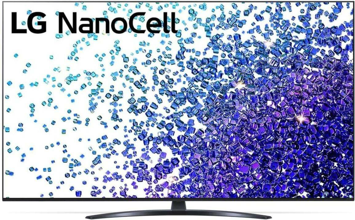 Телевизор LG 75NANO766PA.ADGG, 75", NanoCell, 4K Ultra HD, синяя сажа