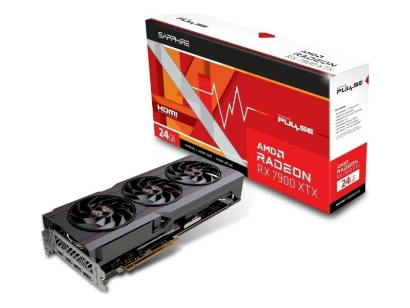 Видеокарта Sapphire PULSE AMD Radeon RX 7900 XTX 24GB (11322-02-20G)