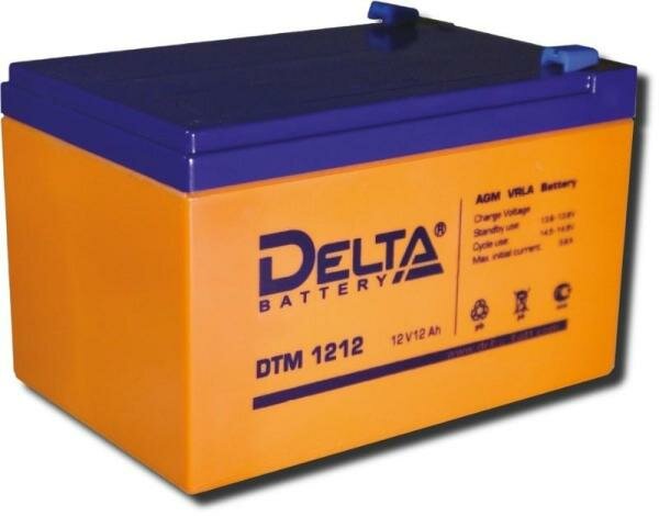 DELTA Battery DTM 1212 12В 12 А·ч