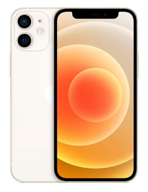 Смартфон Apple iPhone 12 A2172 64ГБ, белый (mgh73ll/a)