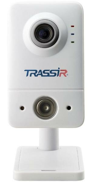 Видеокамера Trassir TR-D7121IR1W CMOS 1/2.7 2.8 мм 1920 x 1080 H.264 RJ-45 Wi-Fi белый