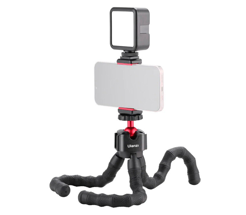 Комплект Ulanzi Smartphone Filmmaking Kit 2: штатив свет держатель телефона