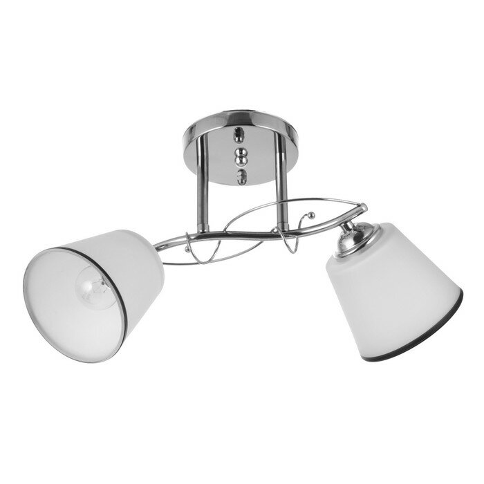 фото BayerLux Люстра 2177/2 E27 40Вт хром 43х26х22 см BayerLux