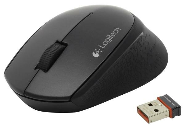 Мышь беспроводная Logitech Mouse M280 чёрный USB 910-004287