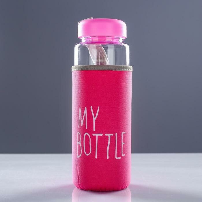 Бутылка для воды "My bottle", 500 мл, 19.5 х 6 см, микс - фотография № 2