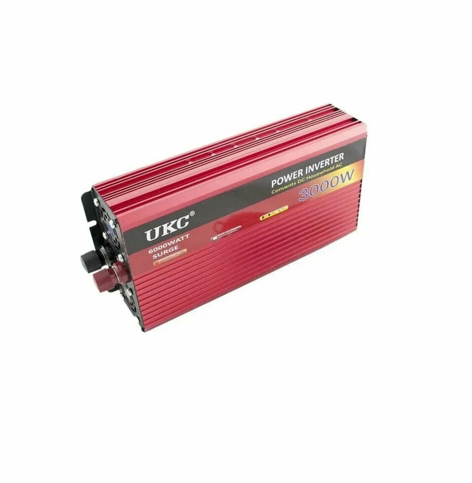 Инвертор напряжения 24-220V UKC 3000W (1500W)