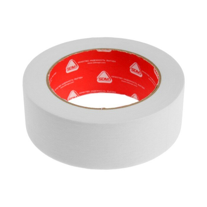 фото Лента малярная SDM, самоклеящаяся, бумажная основа, ГОСТ, 38 мм х 50 м