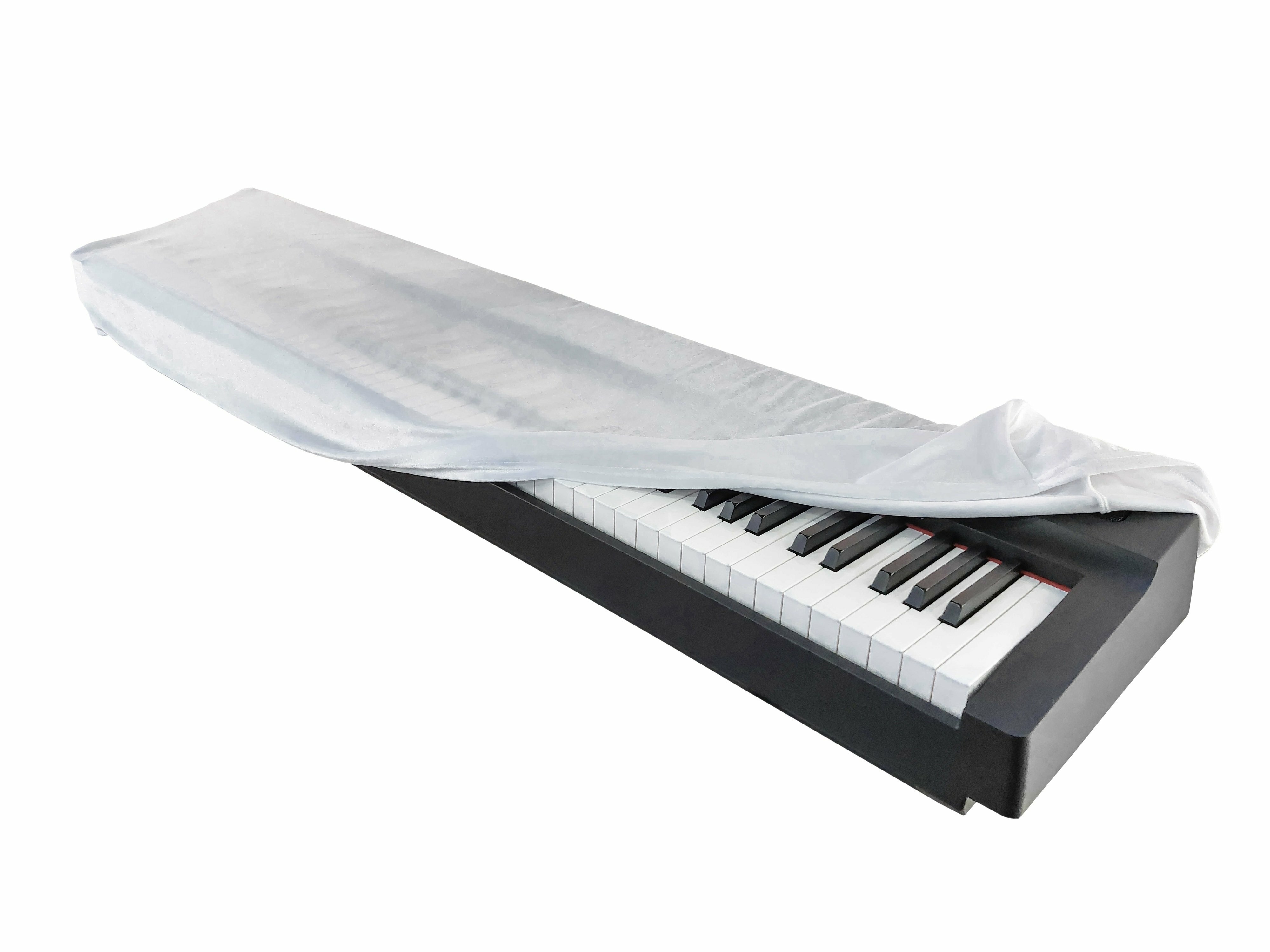 Aka-015WS Накидка для цифрового пианино Casio S белая бархат Lutner
