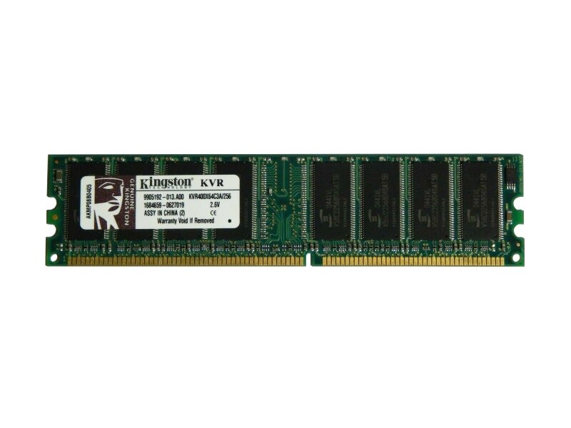 Оперативная память Kingston KVR400X64C3A/256 DDR 256Mb
