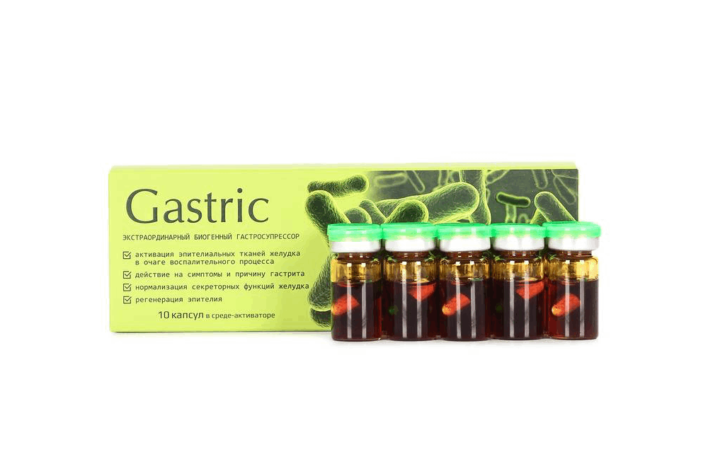 фото Gastric (Гастрик) KapsOila, капсула в среде активаторе 10 шт по 500 мг, Сашера-Мед