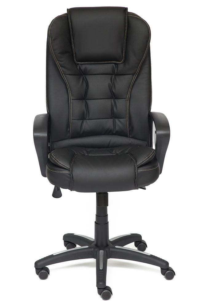 Кресло BARON, черный/черный перфорированный - цена за 1 п.м, ширина 140 см - фотография № 2