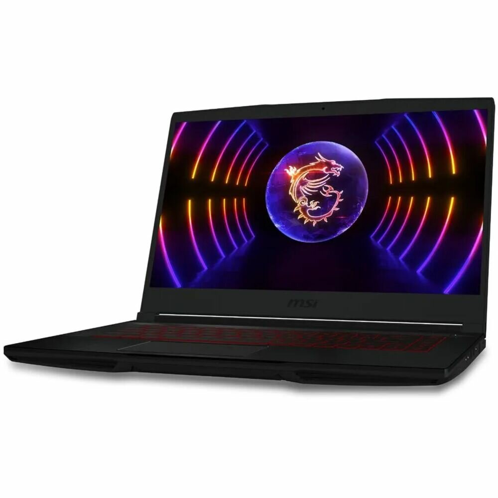 Ноутбук MSI GF63 Thin 11UD-206XRU, 15.6", IPS, Intel Core i5 11400H 2.7ГГц, 16ГБ, 512ГБ SSD, NVIDIA GeForce RTX 3050 Ti для ноутбуков - 4096 Мб, Free DOS, , черный - фото №2