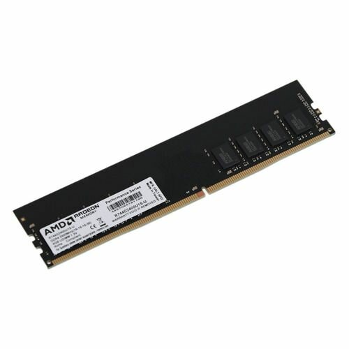 Память DIMM DDR4 4Gb PC19200 2400MHz CL15 AMD R7 Performance Series Black 1.2V RTL (R744G2400U1S-U)