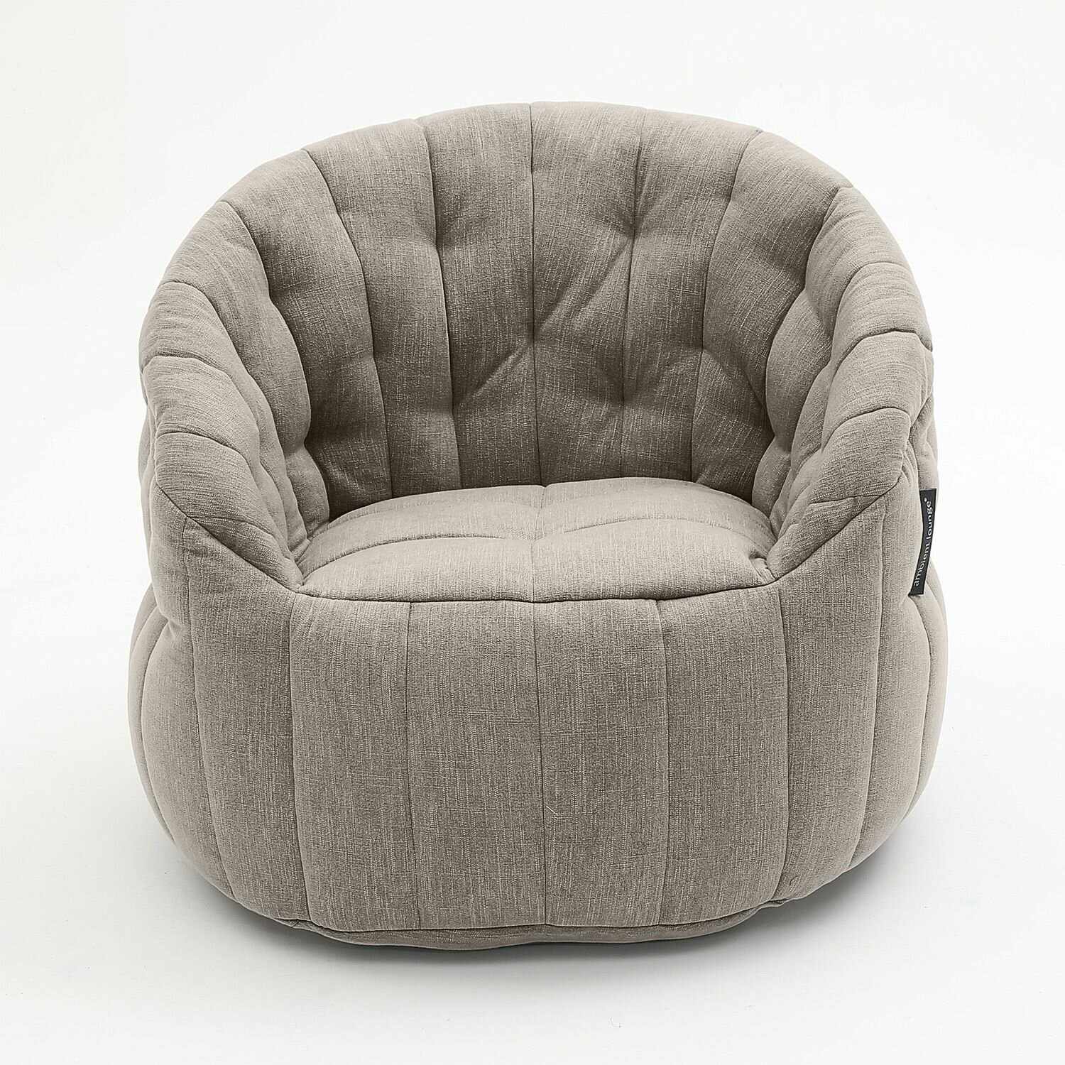 Современное кресло для отдыха aLounge - Butterfly Sofa - Keystone Grey (шенилл, серый) - фотография № 2