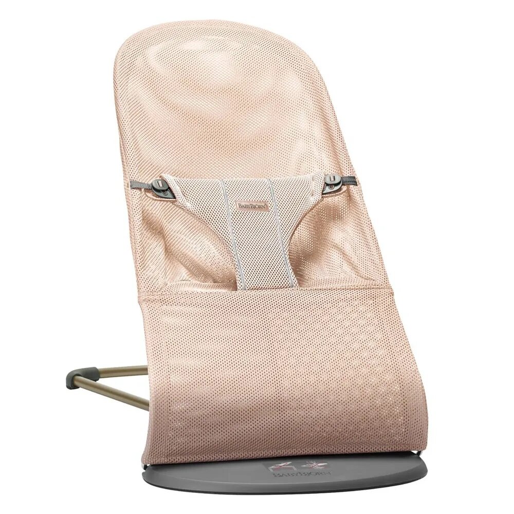 Кресло-шезлонг BabyBjorn Bliss Mesh Pearly Pink нежно-розовый