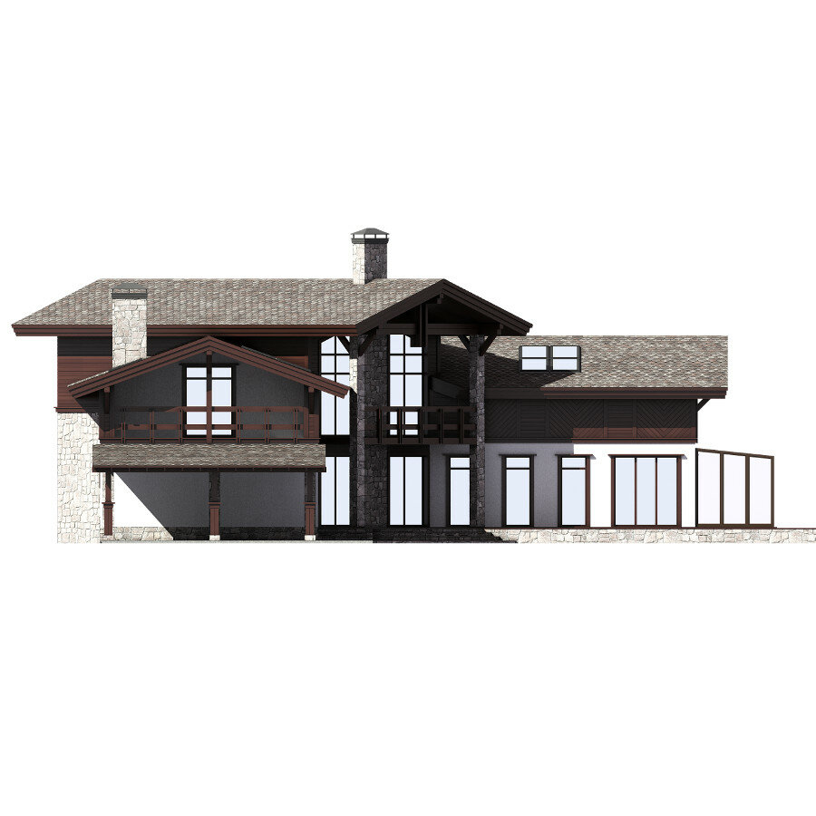 63-06-Catalog-Plans - Проект двухэтажного дома из газобетона с террасой - фотография № 7