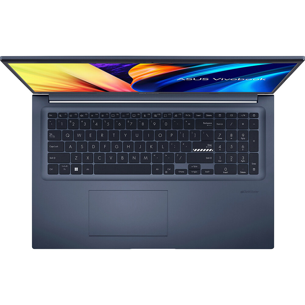 Ноутбук ASUS Vivobook 17 X1702ZA-BX118 Intel i5-1240P/16G/1T SSD/17,3" HD+(1600x900)/Intel Iris Xe/No OS Синий, 90NB0WZ2-M004T0