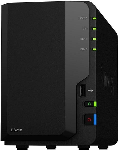 Сетевое хранилище Synology DS218 2x2,5 / 3,5