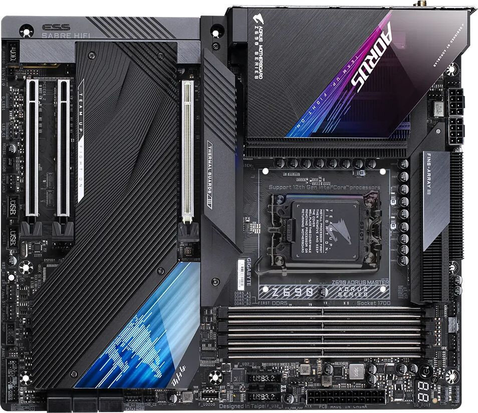 Материнская плата Soc-1700 Gigabyte Z690 AORUS MASTER 4хDDR5, ATX