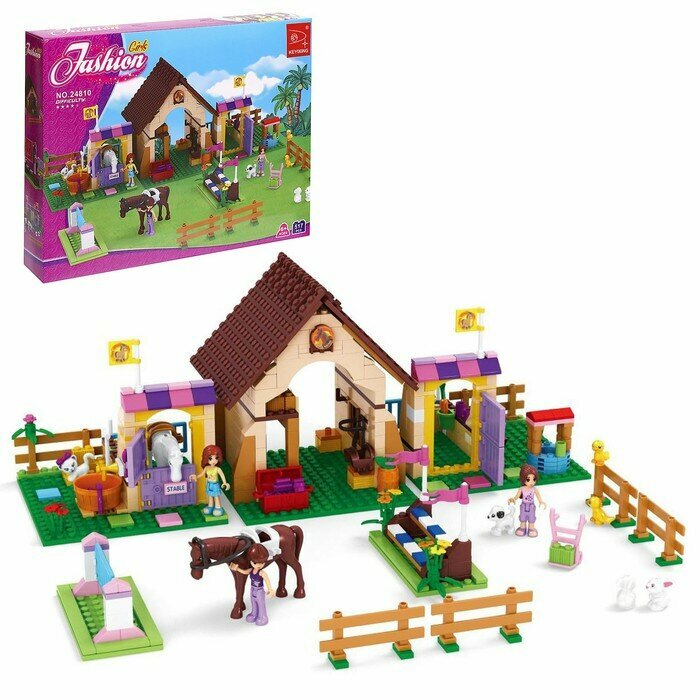 Конструктор «Конная ферма», 517 деталей , 1 шт.