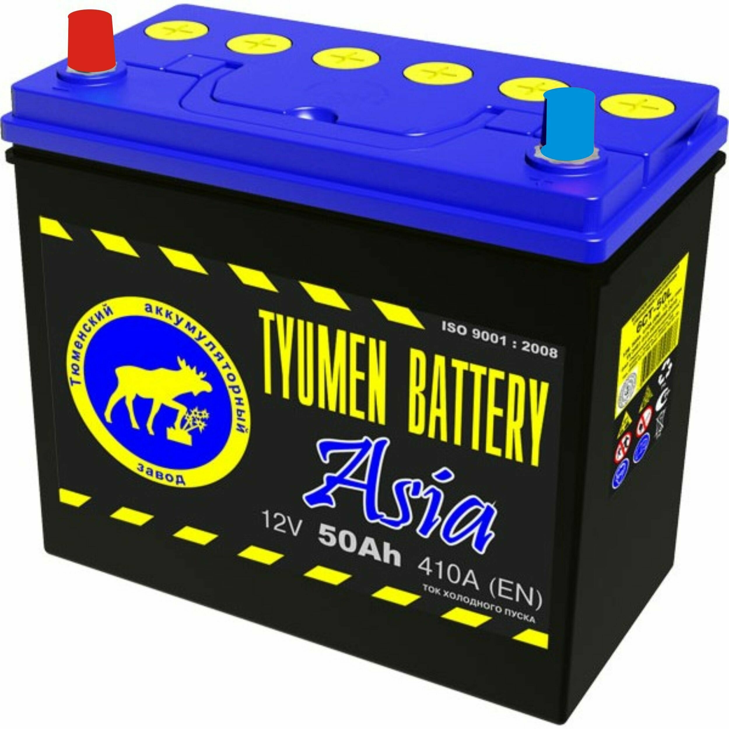 Аккумулятор TYUMEN 50 Ah 440 A battery ASIA ПП (Ca/Ca)