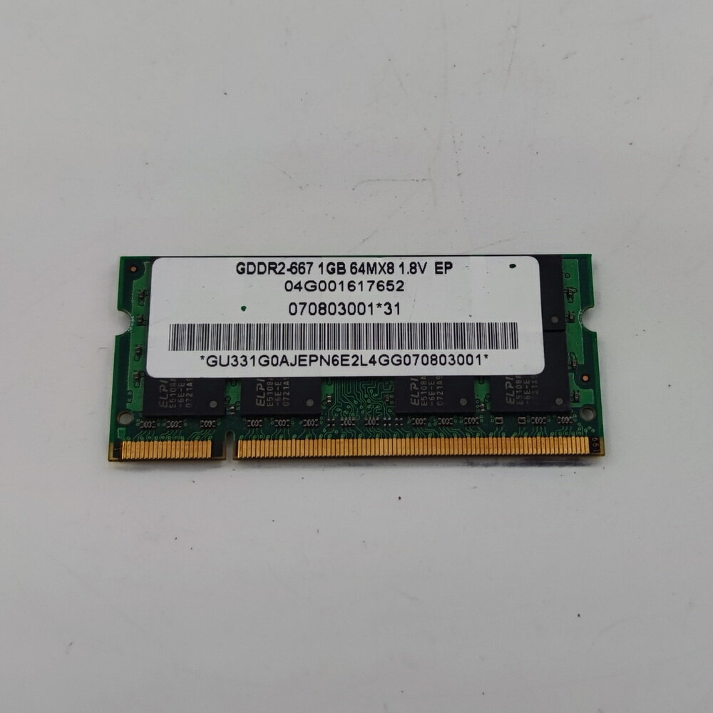 Модуль памяти 04G001617652 ASNF1S7830050009 Asus ELPIDA DDR2 1 Гб