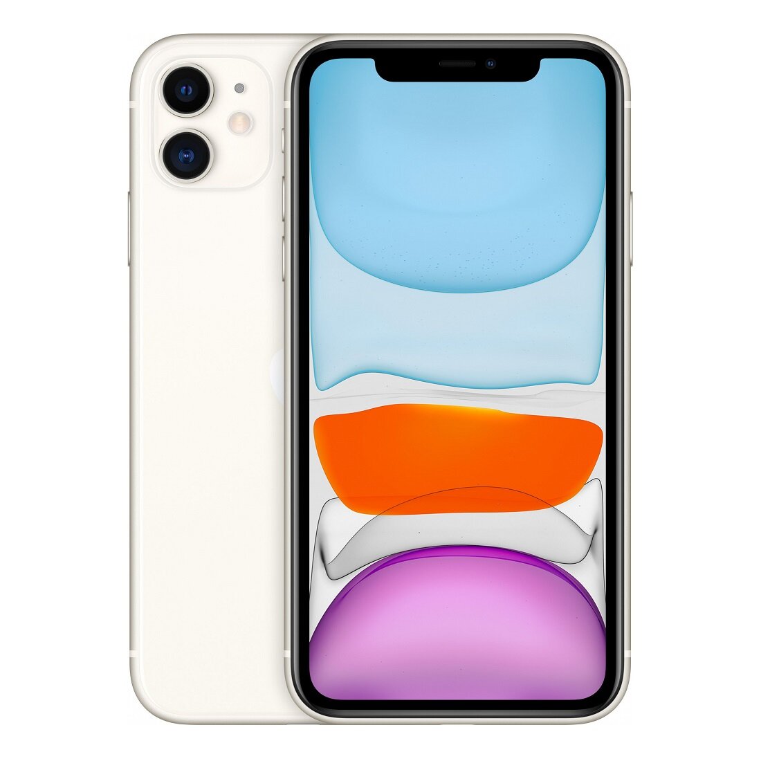 Смартфон Apple iPhone 11 A2221 64Gb/4Gb (MHDC3B/A) white