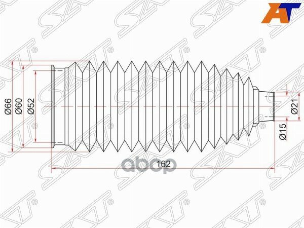 Пыльник Рулевой Рейки Toyota Harrier 03-/Juke 10 -/Lexus Rx300/330/350 03-06/Kluger 03-07 Lh=Rh Sat арт. ST-45535-48020