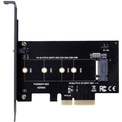 Адаптер PCI-E M.2 NGFF for SSD Bulk ASIA PCIE M2 NGFF M-KEY