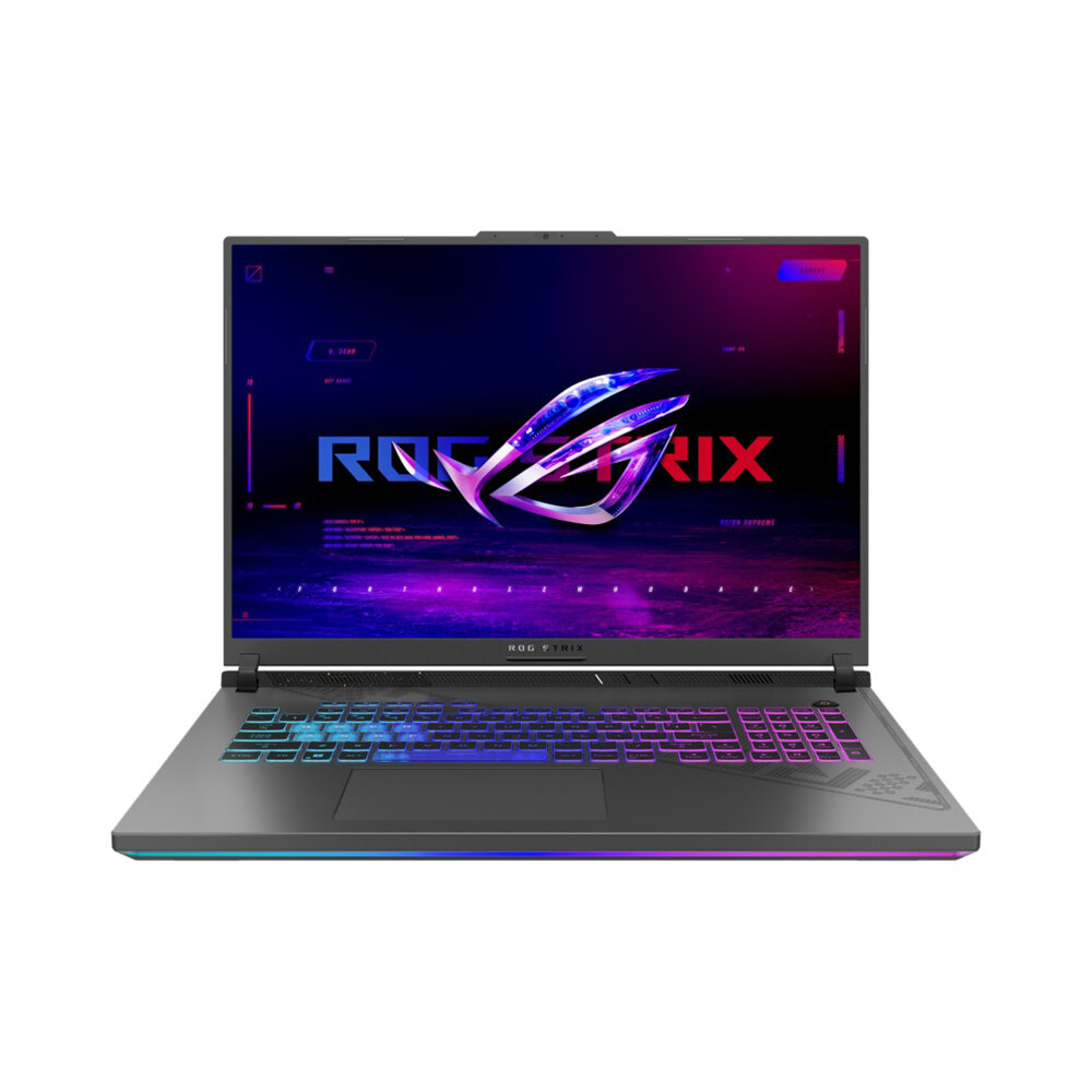 Ноутбук ASUS ROG Strix G18 2023 G814JI-N6062 90NR0D01-M002U0 (18", Core i9 13980HX, 16Gb/ SSD 1024Gb, GeForce® RTX 4070 для ноутбуков) Серый - фото №1