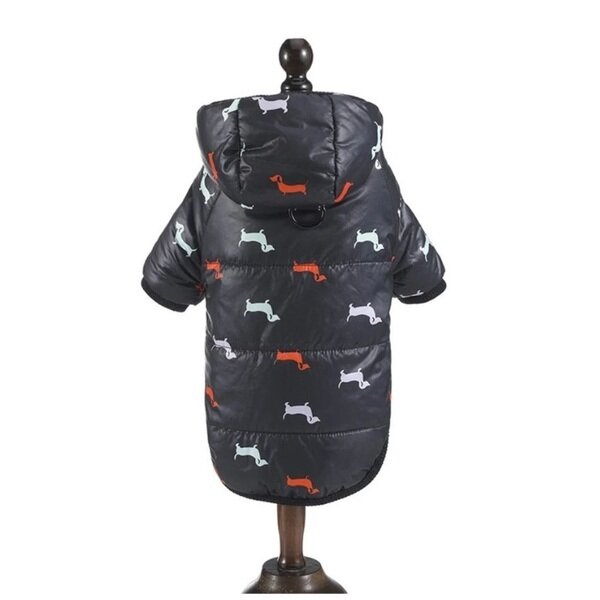 Куртка для собак мелких пород «NEHOLOD», на синтепоне, цвет чёрный, размер 2XL (54*42*36)