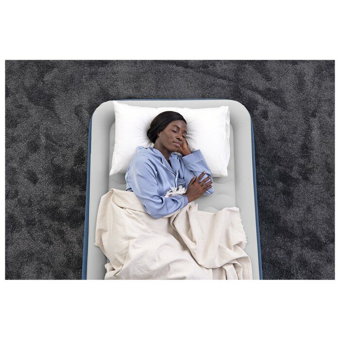 Кровать надувная AlwayzAire Twin со встроенным двойным насосом 191 x 97 x 46 см 6713P - фотография № 4