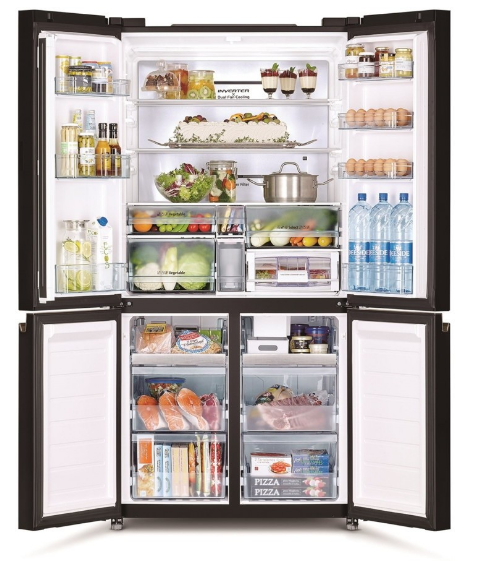 Холодильник Hitachi R-WB720VUC0 GBK, черное стекло - фотография № 7