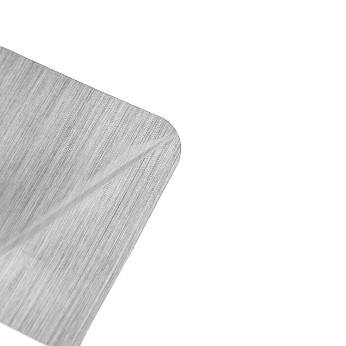 Тундра Комплект настенных держателей TUNDRA с клейкой поверхностью цвет серебро