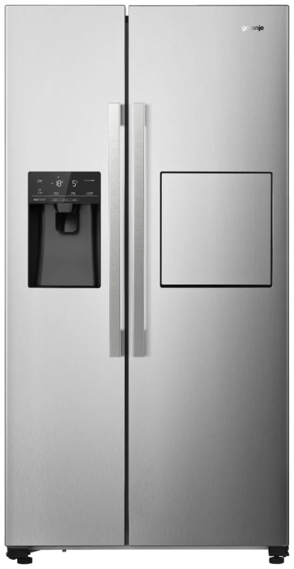 Холодильник Gorenje NRS9182VXB1, серебристый