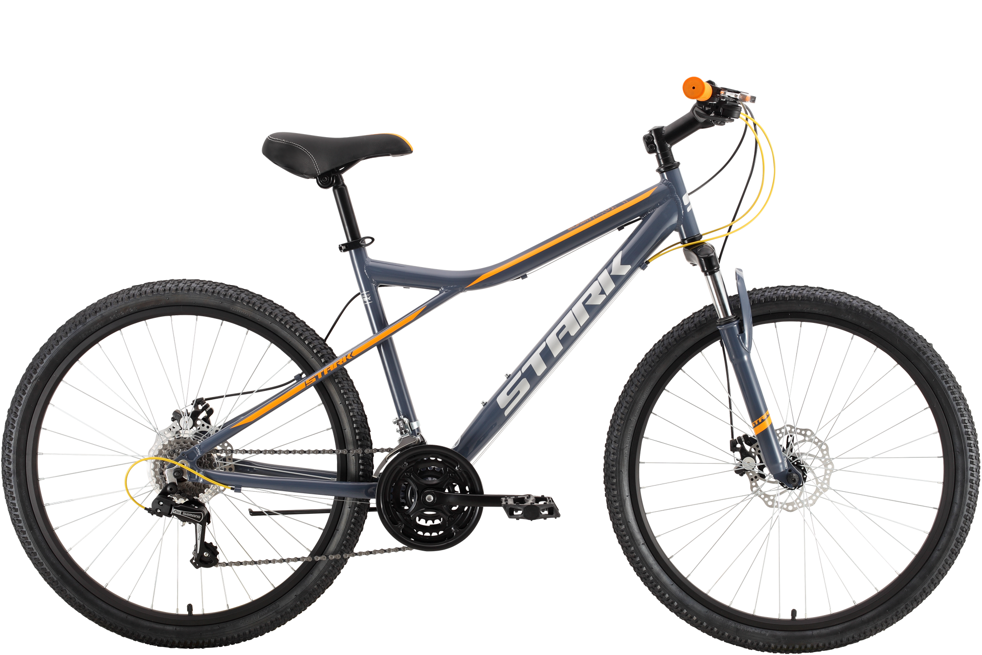 Велосипед 26 Stark'22 Slash 26.1 D рама 18 серый/оранжевый