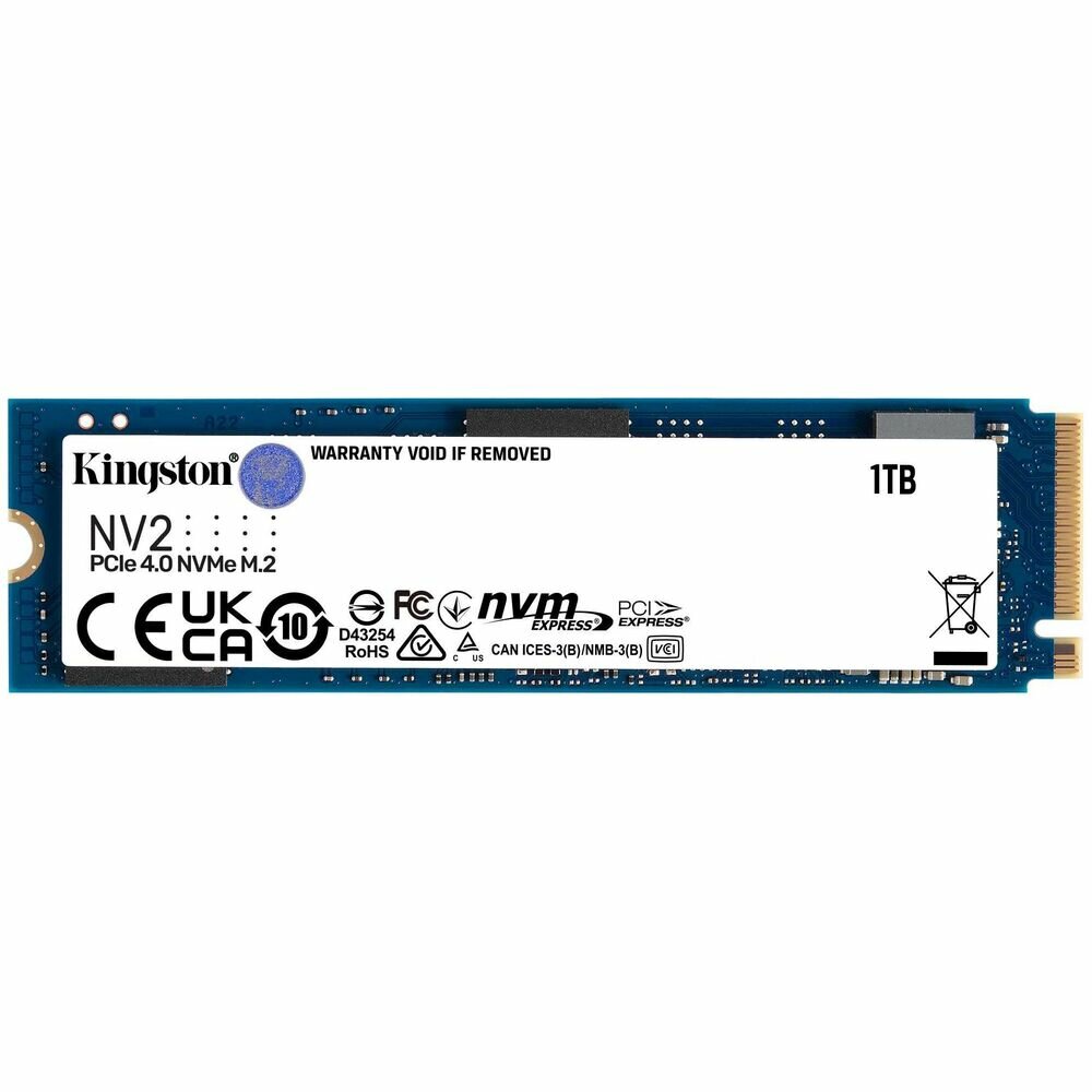 Накопитель SSD M.2 2280 PCIe NVMe 4.0 x4 1000Гб Kingston NV2 ( SNV2S/1000G )
