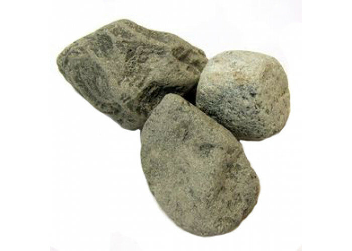 Камень для бани Дунит обвалованный 20 кг коробка Банный Эксперт